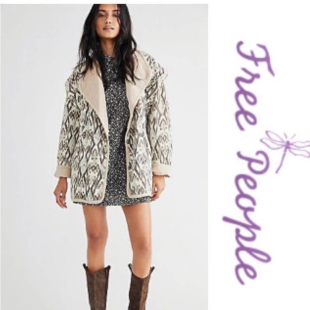 New We the Free Free People Ada Quilted Jacket XL